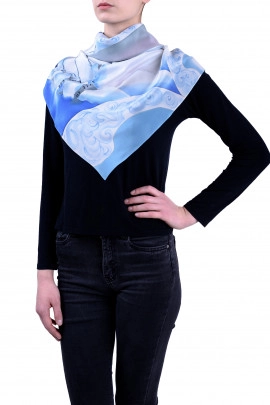 Платок Зимний день