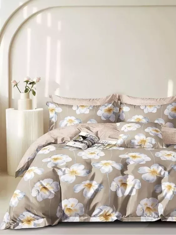 Постельное белье сатин элит на молнии - Мелодия весны