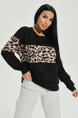 Келли свитшот женский (леопард)