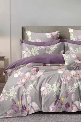 Постельное белье поплин эксклюзив - Цветущая сирень