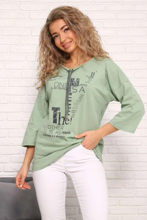 Туника женская со спущенным рукавом 130454