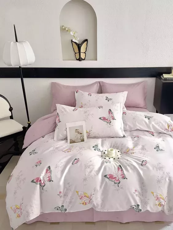 Постельное белье поплин эксклюзив - Кленовая бабочка