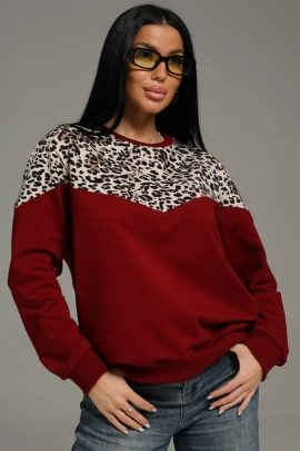 Саманта свитшот женский (бордо)