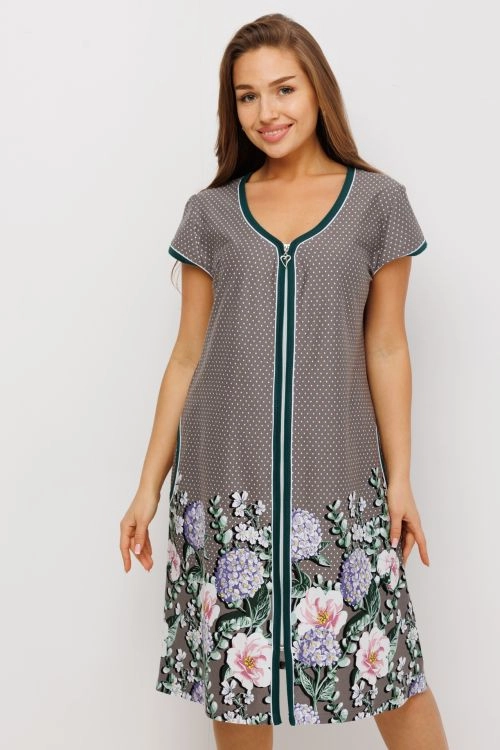 Халат 21368 (серый)