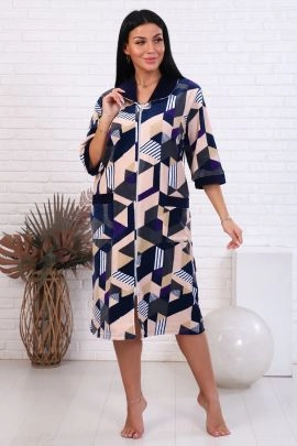 Халат Ребус (фиолетовый)