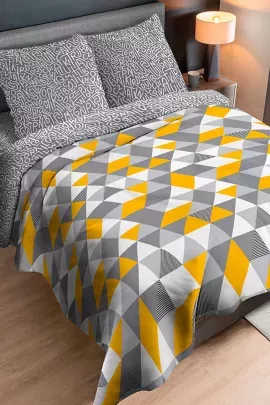Постельное белье перкаль премиум - Ромбы