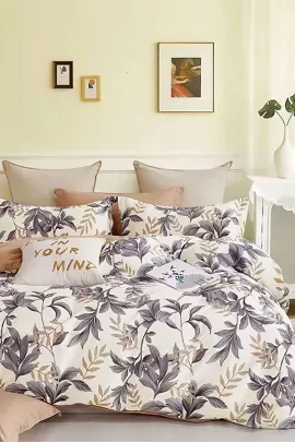 Постельное белье сатин элит на молнии - Люция