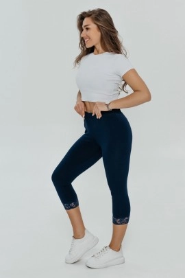 Кружево бриджи женские (синий)